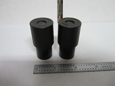 MICROSCOPE PART PAIR EYEPIECES OPTICS AS IS BIN#R2-46