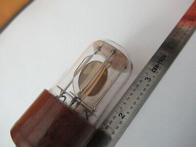 ANTIQUE QUARTZ CRYSTAL BLILEY 1 MHz RARE GLASS HOLDER FREQUENCY CONTROL #F3-A-04