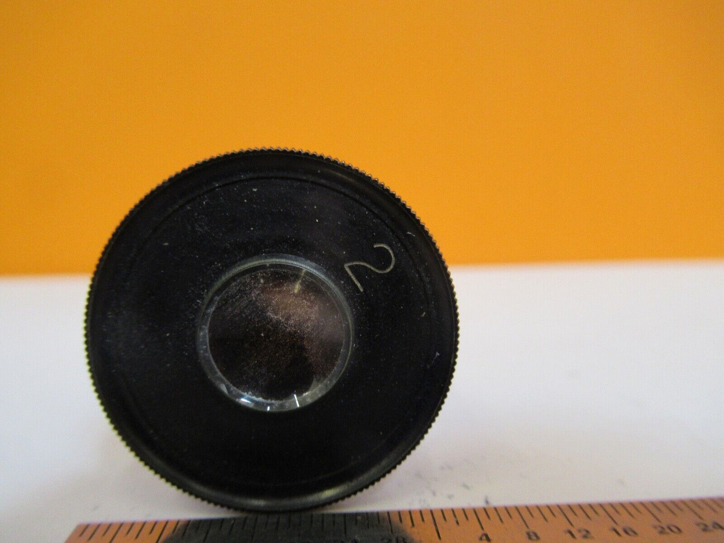 ANTIQUE CARL ZEISS "2" EYEPIECE OPTICS MICROSCOPE PART as pictured A2-A-21