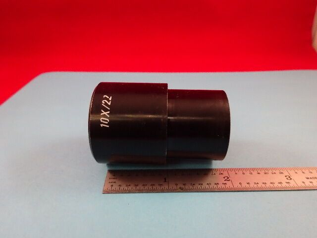 EYEPIECE OCULAR LENS LEICA 13410750 10X/22 OPTICS MICROSCOPE PART AS IS #19-A-40