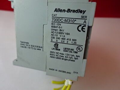 ALLEN BRADLEY 700DC-M310 STEUERSYSTEME WIE ABGEBILDET &amp;87-31