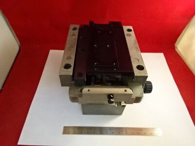 LEICA DMRB STAGE MECHANISM MICROMETER MICROSCOPE PART AS IS #67-96