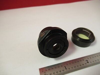 LEITZ WETZLAR GERMANY BRASS MOUNTED LENS ILLUM OPTICS MICROSCOPE PART &FT-1-55