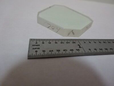 TRUNCATED COATED GLASS TRAPEZOID WINDOW OPTICS OPTICAL AS PICTURED &J4-A-17