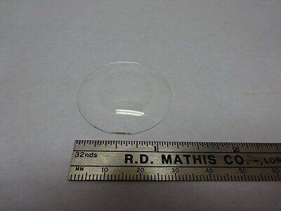 OPTICAL LENS PLANO CONVEX PL CX DIAMETER 35 mm FL 61 mm OPTICS AS IS #83-16