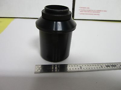 OPTICAL MICROSCOPE PART C MOUNT ADAPTER TO VIDEO CAMERA OPTICS AS IS BIN#Q1-21