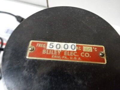 VINTAGE BLILEY ELECTRIC 5 MHz FREQUENCY STANDARD CONTROL AS PICTURED  #TA-3