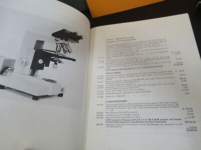 ORIGINAL BOOKLET LEITZ WETZLAR GERMANY PRICELIST MICROSCOPE PART AS PICTURED W3