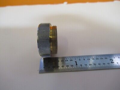 VICKERS UK ENGLAND OBJECTIVE 3X OPTICS MICROSCOPE PART AS PICTURED #1E-C-11