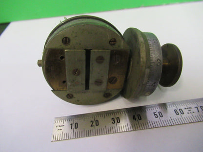 ANTIQUE BRASS SLIP ADJUST UNKNOWN RARE COLLIMATOR SCOPE PART AS PICTURED Z4-B-71