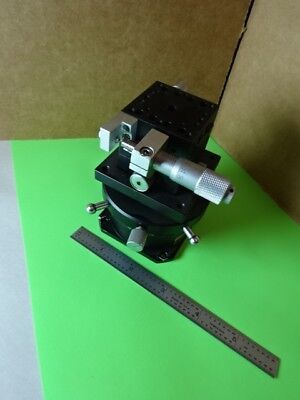 SIGMA KOKI ROTATABLE OPTICAL LASER STAGE MICROMETER PRO OPTICS AS IS #L5-B-10