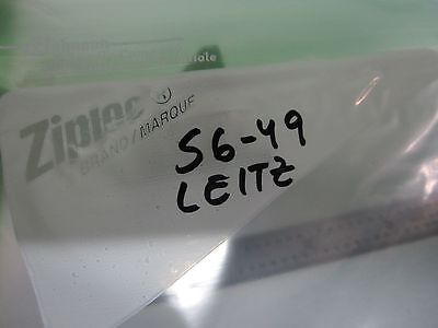 MICROSCOPE PART LEITZ GERMANY MOUNTED PRISM OPTICS AS IS BIN#S6-49