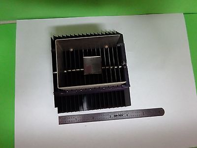 MICROSCOPE PART POLYVAR REICHERT LEICA LAMP HEAT SINK OPTICS AS IS BIN#W2-09-A