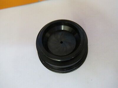 LEITZ WETZLAR SM-LUX lens + iris GERMANY MICROSCOPE PART AS PICTURED &H1-B-92