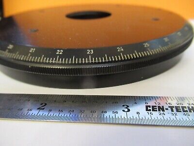 ZEISS GERMANY POLARIZATION POL STAGE TABLE MICROSCOPE PART AS PICTURED &50-A-69