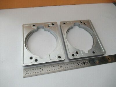 LEITZ GERMANY LAMP CLAMP PAIR MICROSCOPE PART  AS PICTURED &F3-A-90