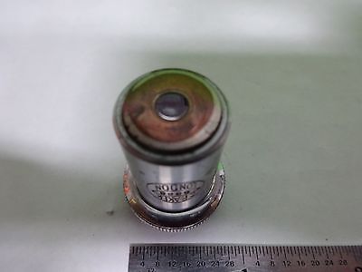 MICROSCOPE PART OBJECTIVE VINTAGE BAKER LONDON 1/6" OPTICS AS IS BIN#H7-A-16