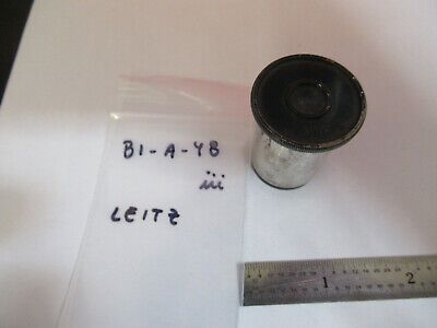 ANTIQUE ERNST LEITZ  "10x" EYEPIECE MICROSCOPE PART OPTICS AS PICTURED #B1-A-48