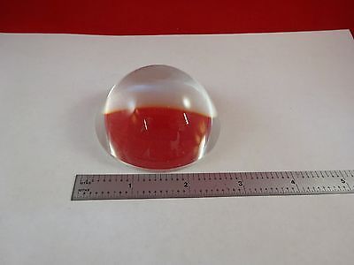 OPTICAL LARGE BULGING CONVEX LENS LASER OPTICS AS IS BIN#Q7-C-07