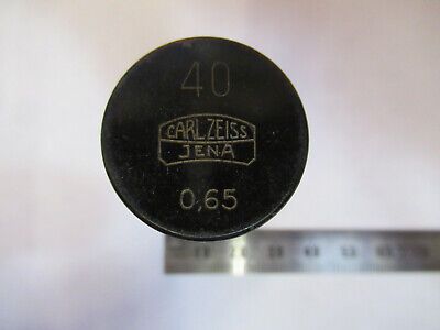 ANTIQUE ZEISS EMPTY OBJECTIVE CANISTER MICROSCOPE PART AS PICTURED &P9-A-111