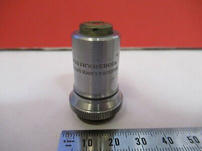 BAUSCH LOMB 43X objective lens OPTICS MICROSCOPE PART AS PICTURED  &B3-B-19