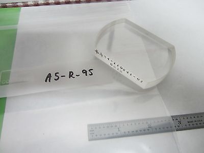 OPTICAL FUSED SILICA RACETRACK SHAPE FLAT BLOCK NICE LASER OPTICS BIN#A5-R-95