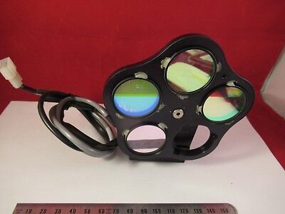 OPTICAL MOTORIZED FILTER WHEEL LASER PRO OPTICS AS PICTURED &FT-4-07