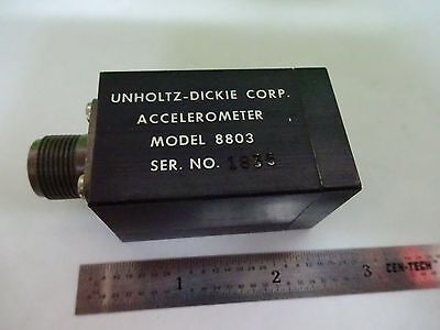 UNHOLTZ DICKIE 8803 ACCELEROMETER 100 mV/g VIBRATION SENSOR AS IS BIN#V8-48