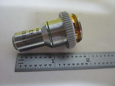 MICROSCOPE PART OBJECTIVE LEITZ GERMANY L 20X EF OPTICS BIN#U1-39