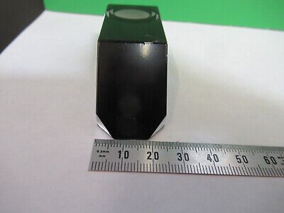 OPTICAL GLASS PRISM ZEISS GERMANY OPTICS MICROSCOPE PART AS PICTURED &A9-B-08