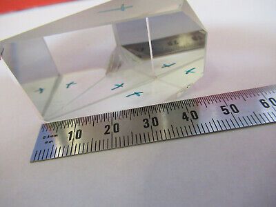 OPTICAL glass prism microscope part optics AS PICTURED &B1-B-27