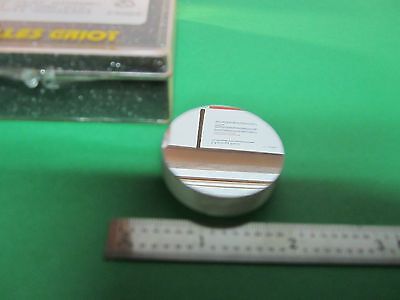 OPTISCHER MELLES GRIOT FLACHSPIEGEL 38 mm DURCHMESSER LASEROPTIK BIN#A4