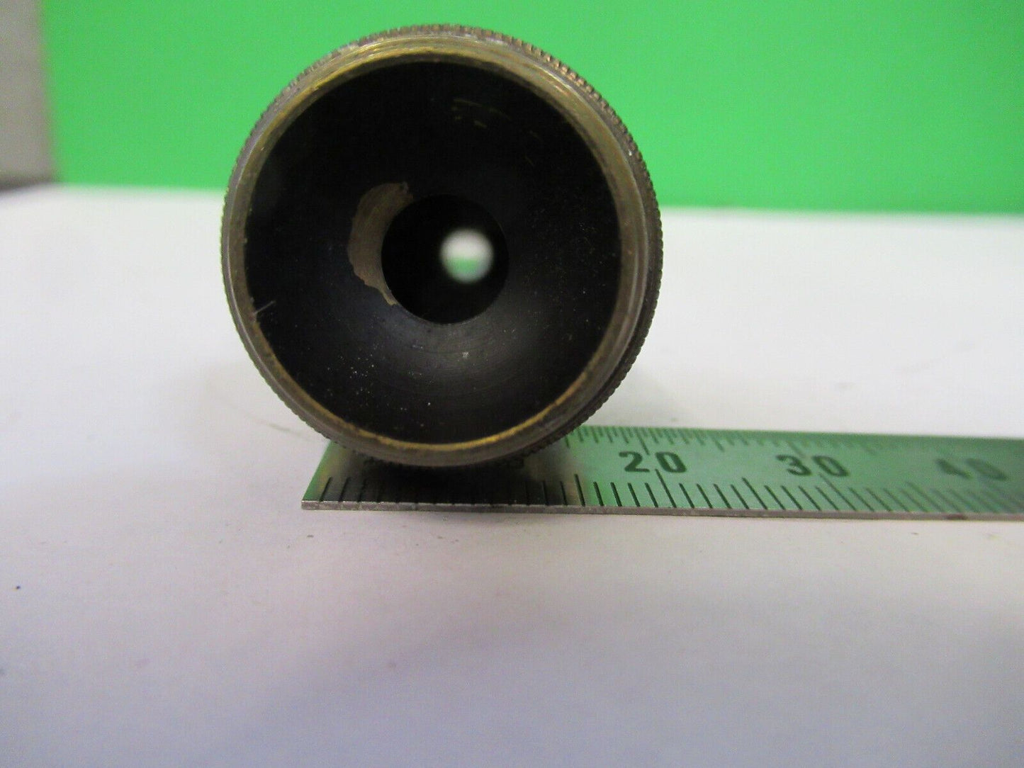 ANTIQUE BRASS BAUSCH LOMB OBJECTIVE 1.9mm MICROSCOPE PART AS PICTURED G5-A-53