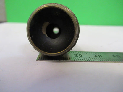 ANTIQUE BRASS BAUSCH LOMB OBJECTIVE 1.9mm MICROSCOPE PART AS PICTURED G5-A-53