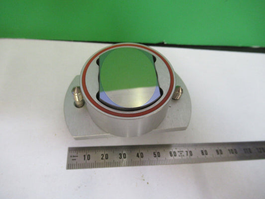 OPTICAL HUGE GOLD COATED SILICON LENS INFRARED LASER OPTICS AS PICTURED G2-A-107