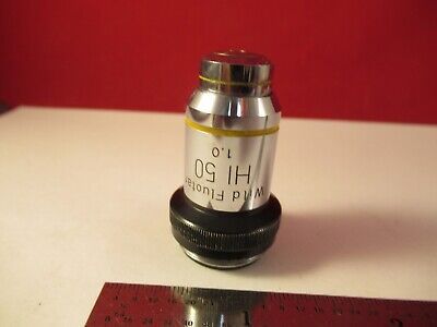 WILD SWISS OBJECTIVE HI 50X OPTICS MICROSCOPE PART AS PICTURED &1E-B-58