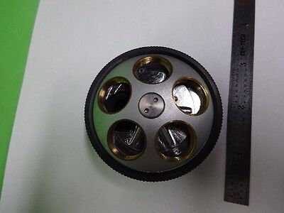 MICROSCOPE PART NIKON  JAPAN NOSEPIECE AS IS #H1-B-04