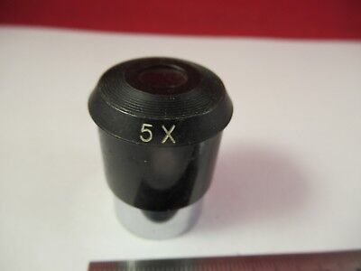 BAUSCH LOMB 5X OCULAR EYEPIECE OPTICS MICROSCOPE PART AS PICTURED &66-A-90