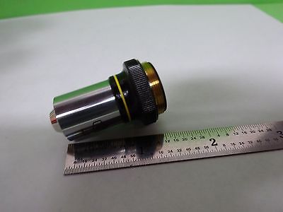 MICROSCOPE PART OBJECTIVE OLYMPUS JAPAN C20 20X OPTICS AS IS BIN#Y3-H-03