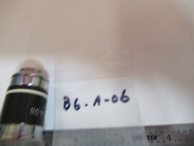 OBJECTIVE 100X /160mm OPTICS MICROSCOPE PART AS PICTURED &B6-A-06