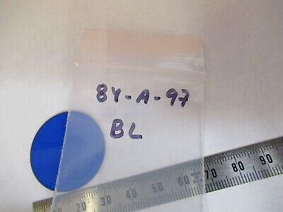 BAUSCH LOMB BLUE FILTER GLASS ILLUMINATOR MICROSCOPE PART AS PICTURED &8Y-A-97