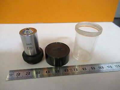 YASHIMA OBJECTIVE 40X TOKYO JAPAN LENS MICROSCOPE PART AS PICTURED #P6-A-20