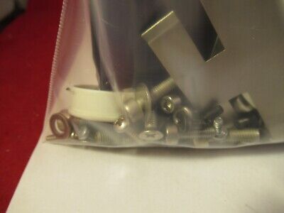 LEICA LEITZ DMRB LOT SCREWS CAPS ETC OPTICS MICROSCOPE PART AS PICTURED #10-A-92