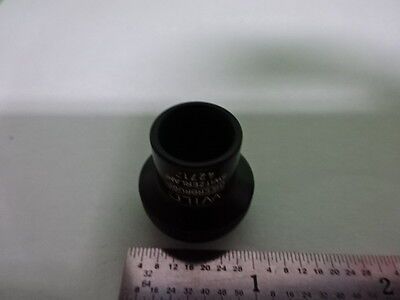 MICROSCOPE PART M20 WILD HEERBRUGG SWISS OBJECTIVE 4X OPTICS AS IS BIN#AC-51