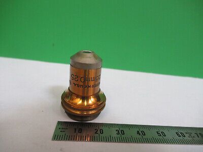 ANTIQUE BRASS BAUSCH LOMB OBJECTIVE MICROSCOPE PART AS PICTURED &Q9-A-117