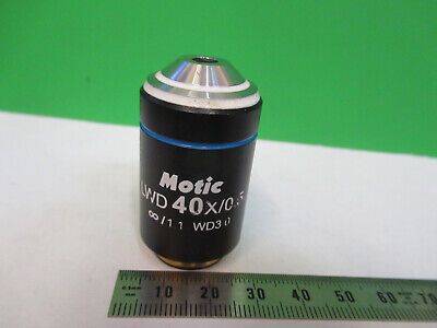 MOTIC LWD 40X INFINITY LENS OBJECTIVE MICROSCOPE PART AS PICTURED &Q9-A-105