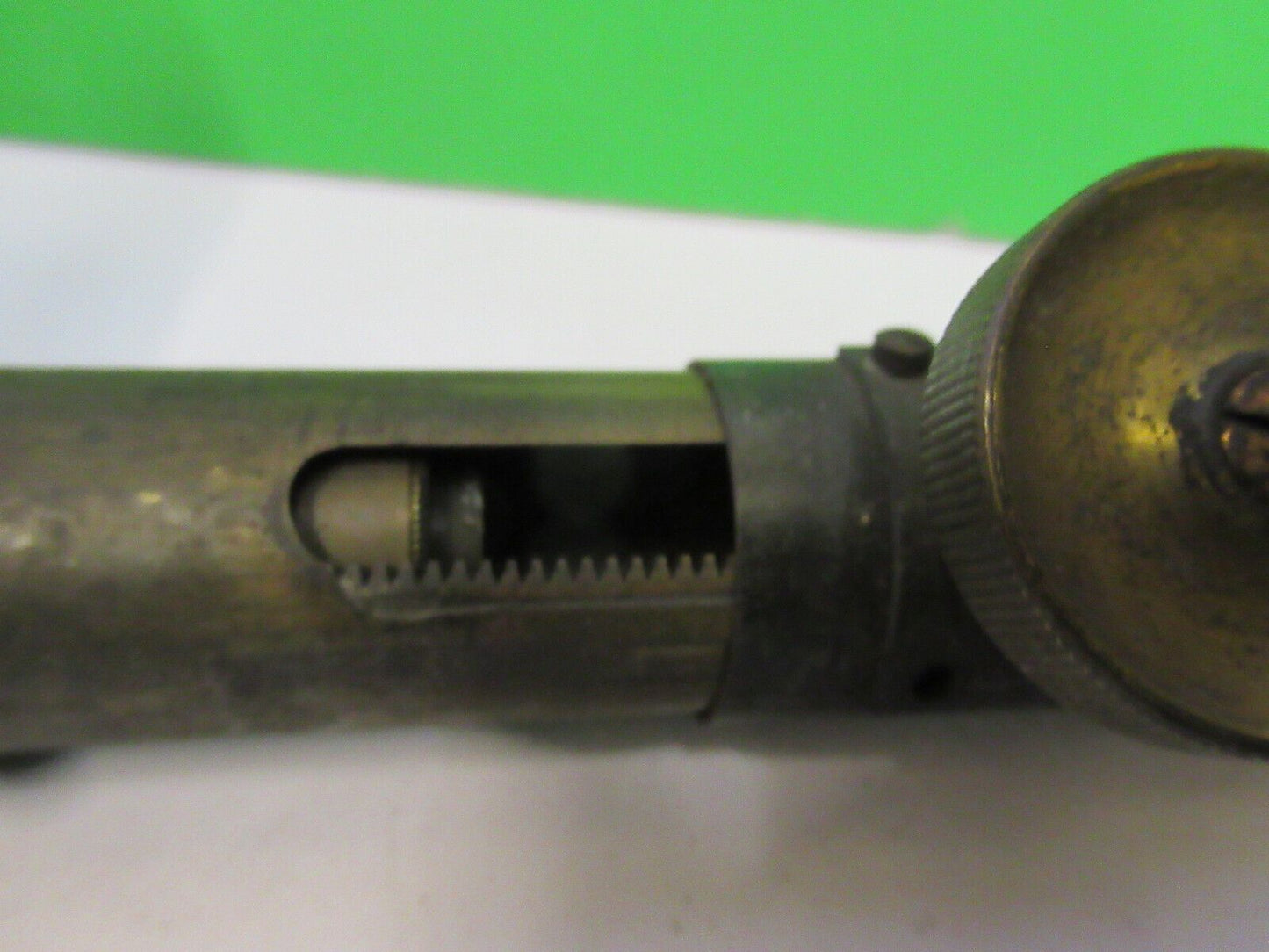 ANTIQUE BRASS STAGE TUBUS UNKNOWN RARE TELESCOPE PART AS PICTURED &Z4-B-84