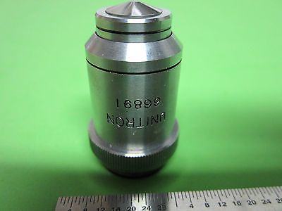 MICROSCOPE OPTICS PART UNITRON JAPAN OBJECTIVE 100X OIL  BIN#4T