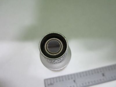 MICROSCOPE PART LEITZ WETZLAR GERMANY OBJECTIVE 10X OPTICS AS IS BIN#S1-L-14