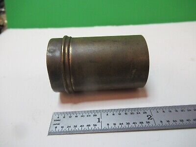 ANTIQUE MESSING BAUSCH LOMB TUBUS ?? MIKROSKOPTEIL WIE ABGEBILDET &amp;17-A-28